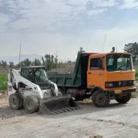اجاره بابکت و مینی بیل حمل نخاله و مصالح شهریار