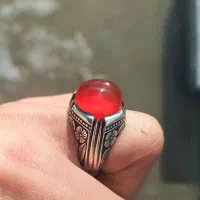 انگشتر عقیق تیغ اب