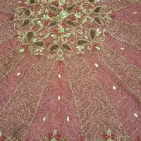 رومیزی حریر سرمه دوزی|پرده، رانر، رومیزی|تهران, کرمان|دیوار