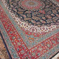 یک تخته فرش ۱۲متری سرمه ای|فرش|لنجان, |دیوار