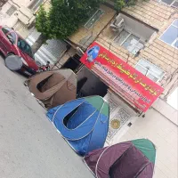 چادر مسافرتی و صندلی تاشوتولیدی صندلی دسته دارفنری