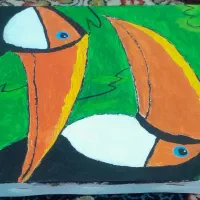 بوم با نقاشی