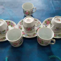 فنجان قهوه خوری گل رز