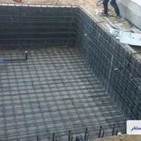اجرای استخر و آرماتور بندی و فنداسیون سوله و ...