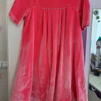 کاپشن وپیراهن مخمل مجلسی ترک دخترانه|لباس|تبریز, |دیوار