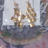گوشواره پروانه رنگ ثابت النگو رنگ ثابت سایز ۲