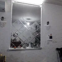 اینه دکوراتیو واینه بک لایت|آینه|قم, نخودی|دیوار