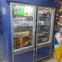 یخچال ۴ درب سوپر مارکتی تمیز