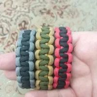 دستبند مردانه استیل مهره‌ایی چرم پاراکورد|بدلیجات|شیراز, شهرک بزین|دیوار