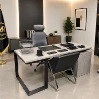 میز اداری ترکیب فلز و ملامینه روکش mdf|دفتر کار|تهران, توحید|دیوار