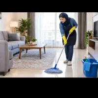نیروی کار خانم برای کاردر نظافت منزل