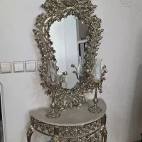 آینه شمعدان برنز