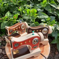 دکوری چوبی نوستالژی چرخ خیاطی|صنایع دستی و سایر لوازم تزئینی|رشت, هلال احمر|دیوار