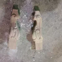 تعدای پایه ویترین منبت کار دست .چوب راش درجه ۱.|بوفه، ویترین، کنسول|اصفهان, خانه اصفهان|دیوار