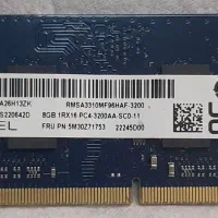 رم لپتاپ ۸ گیگ       RAM  8 GB