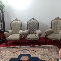 مبل سلطنتی معاوضه دارم بامبل راحتی|مبلمان خانگی و میز عسلی|مشهد, چهارچشمه|دیوار