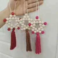 آویز ستاره چوبی