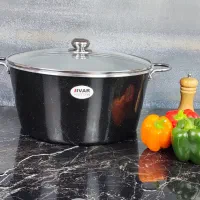 قابلمه گرانیتی و تابه گرانیتی سایز بزرگ ژیوار