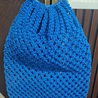 دو عدد ساک یا زنبیل دستباف ،طناب بافی شده