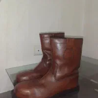 کفش ساق بلند تمام چرم آمریکایی