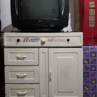 گازسه شعله وتلویزیون ال جی ۲۱ اینچ|تلویزیون و پروژکتور|کرمانشاه, |دیوار