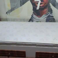 تخت یک نفره ام دی اف و پی وی سی بسیار تمیز