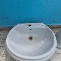 روشویی سنگی پایه دار دست دو