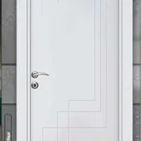 درب اتاقی روکش pvc وکیوم مدل لاین استیل کد m3373|مصالح و تجهیزات ساختمان|قائم‌شهر, |دیوار