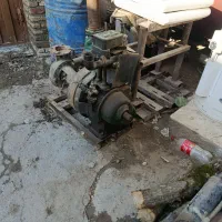 موتور مارگو بادی 8اسب همراه با پمپ آب وشاسی