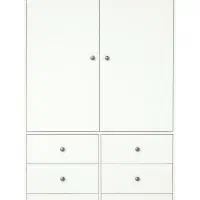 کمد MDF سفارشی سفید ۶ کشو