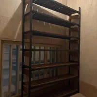 قفسه چوبی و فلزی|کتابخانه، شلف، قفسههای دیواری|تهران, نیکنام|دیوار