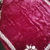 3 عدد سفره مخمل ترمه دوزی قدیمی|پرده، رانر، رومیزی|شیراز, نصر|دیوار