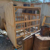 قفس چوبی جفت کن و تور بند