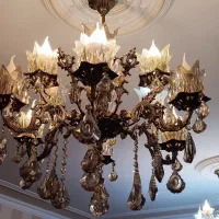 لوستر برنز و شیک|لوستر و چراغ آویز|تبریز, |دیوار