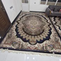 فرش سورمه ای کاشان