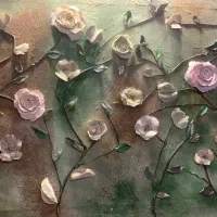 دکوراتیو تابلو دستساز تکسجر تابلو برجسته|تابلو، نقاشی، عکس|تهران, اتابک|دیوار