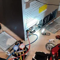 تعمیریخچال وفریزر شارژ گاز صنعتی خانگی ساید