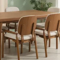 نهارخوری ۶ نفره میز کشویی