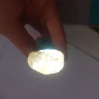 سنگ انگشتر عقیق سفید