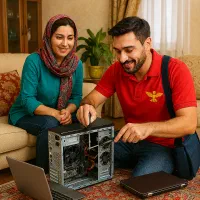 تعمیر و آموزش کامپیوتر درمحل توسط متخصص