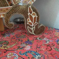 آینه وشمدان خاتم|صنایع دستی و سایر لوازم تزئینی|اصفهان, بهارستان (مخابرات)|دیوار