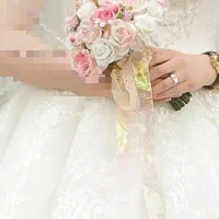 لباس عروس دانتل فرانسه|لباس|ری, دولتآباد|دیوار