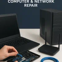 تعمیر و رفع ایراد سخت افزاری و نرم افزاری کامپیوتر