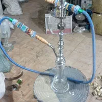 قلیان مخصوص برگ و خوانساری سنگین برنجی باشیلنگ چرم|کلکسیون و سرگرمی|کرج, فاز ۴ مهرشهر|دیوار