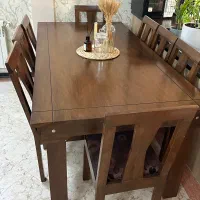 میزنهارخوری ۸ نفره تمام چوب راش گرجستان