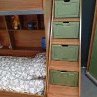 تخت ۲طبقه جوان|تخت و سرویس خواب|چهاردانگه (تهران), |دیوار