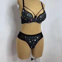 ست سوتین و شورت هارنس دار اسفنجی