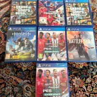 دیسک بازی ps4 پیس۲۰۲۱، جی تی ای، pes2021دیسک