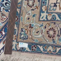فرش ابریشمی بافت نایین مربعی 33 متری|فرش|میانه, |دیوار