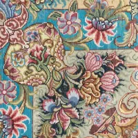 فرش دستبافت جفت زرنیم چله ابریشم|فرش|همدان, |دیوار